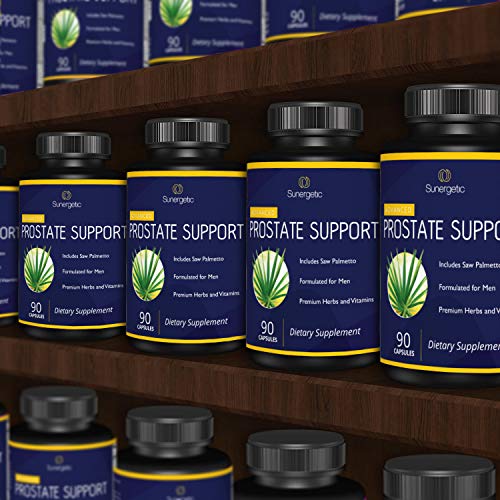 Premium Prostate Supplement – Powerful Prostate Support Capsules – Includes Saw Palmetto Extract & 30 Herbs for Prostate Health Support – 90 Capsules