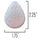 Unicorn Tears Makeup Perfector Silicone Makeup Blender Beauty Sponge by Powder Punks - Glitter & Sparkles