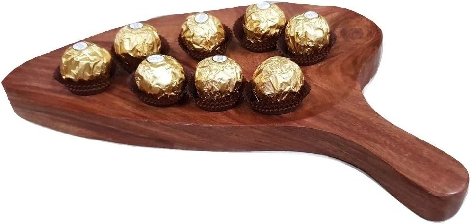 Affaires Wooden Serving Tray/Platter | Serving Platters | Snacks Plate| Serving Plat | Starter Plat SS-019