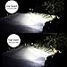 Alla Lighting 10000lm 9007 LED Headlight Bulbs Extremely Super Bright TS-CR HB5 9007 Dual Beam High Low Conversion Kits Headlights Replacement, 6000K Xenon White (Set of 2)