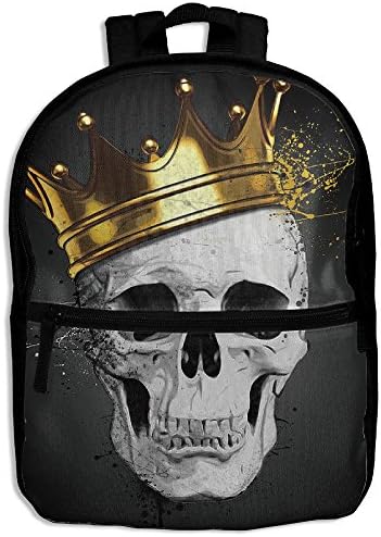 Royal Skull Print Toddlers Boys Girls Shoulder Backpacks School Bag