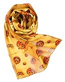 Crown Halloween Pumpkin Bat Scarf Loop Infinity Scarf with Gift Box