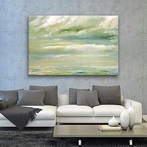 BRAND_NAMEOil Painting Style Abstract Seascape Home Art