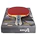 DHS 6-Star 6002 Shake Hand Premium Table Tennis Racket Ping Pong Paddle Blade Inverted Rubber with Carry Case