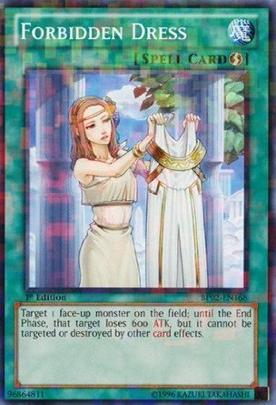 Yu-Gi-Oh! - Forbidden Dress (BP02-EN168) - Battle Pack 2: War of the Giants - 1st Edition - Mosaic Rare
