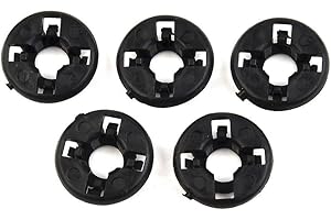 5pcs Hood Support Prop Rod Grommet for Toyota For Corolla For Matrix For Tacoma For Scion xA For xB, Black ABS Nylon Auto Eng