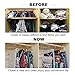 Myfolrena Pants Hangers, Updated S Shaped Hanger Non Slip Clothes Hanger Space Saving for Jeans Trousers Slacks Leggings (Teal-6 Pack)