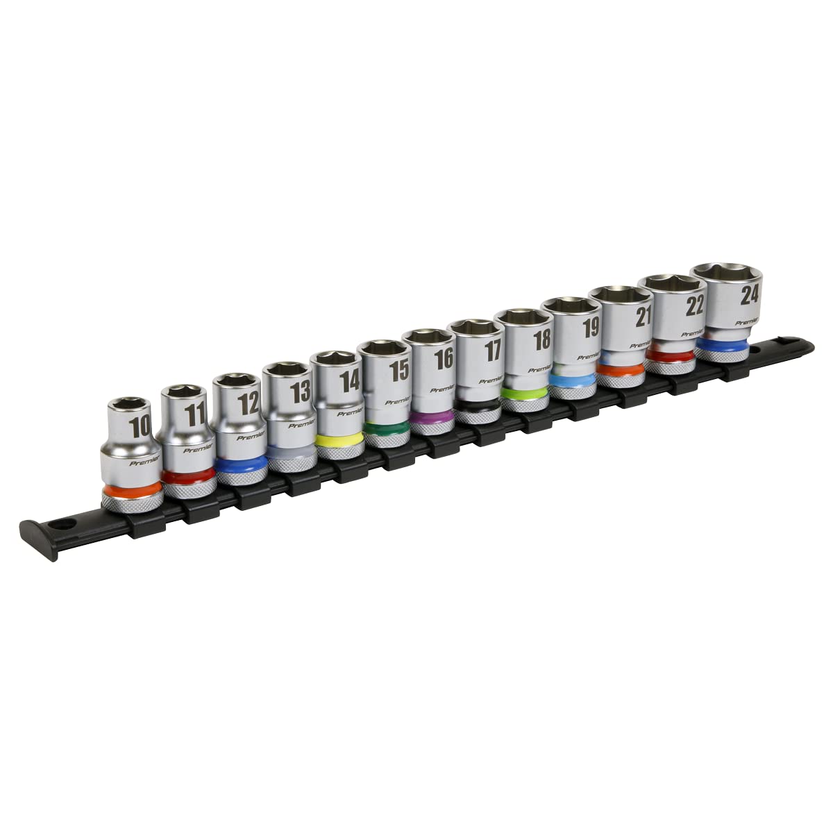 Sealey Drive Socket Set - Platinum 13pc 1/2" Sq AK2661