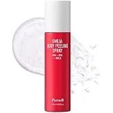 PARNELL AHA Omija Ceramic Body Peeling Spray &ndash; AHA BHA PHA Body Exfoliant for Keratosis Pilaris, Strawberry Legs, Dark Spots &amp; Dead Skin Remover &ndash; Exfoliant Body Mist for Rough Skin 4.90 fl.oz