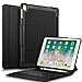 IVSO New iPad 9.7 2018 Case with Keyboard, Ultra-Slim Portable Detachable Wireless Keyboard Case with Stylus Holder for New iPad 9.7 2018/2017/iPad Pro 9.7/iPad Air 2/iPad Air Tablet (Black)