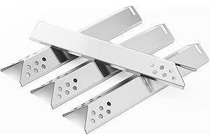 CHARBROFIRE BG2824B Heat Plates Grill Replacement Parts for Expert Grill Parts 5210050 BG2824BP BG2824BN XG16-096-034-00 XG17-096-034-04 Expert Heat Tents Grill Accessories 4 Burner Grill Parts 4 Pieces