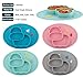Baby Silicone Placemat, Non-Slip Feeding Plate for Toddlers Babies Kids with Strong Suction Fits Most Highchair Trays BPA-Free FDA Approved, Dishwasher and Microwave Safe