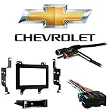 Compatible with Chevy S-10 Pickup 94-97 Double DIN Stereo Harness Radio Install Dash Kit