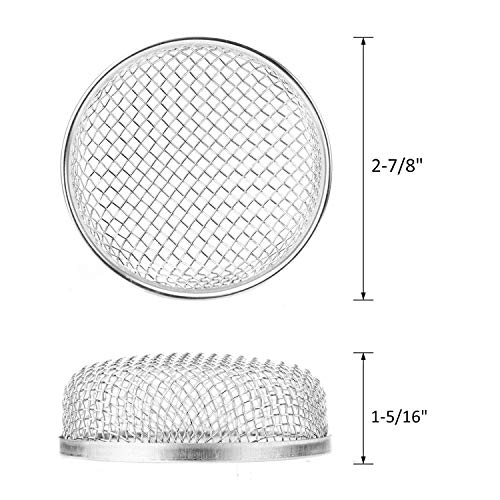 Ketofa RV Furnace Screen Vent Cover, Flying Insect Screen, Stainless Steel Mesh Protects The Water Heater Vents (3 Pack)