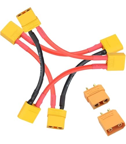 Connecteurs XT90-S 5 paires mâle/femelle pour avion RC Connecteurs XT90-S 5 paires mâle/femelle pour avion RC