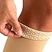 Truform 30-40 mmHg Compression Stockings for Men and Women, Thigh High Length, Dot-Top, Closed Toe, Beige, X-Large