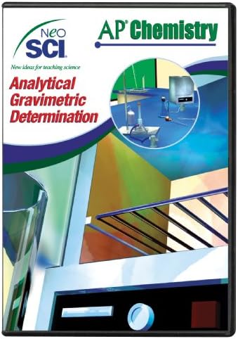 Neo/SCI Analytical Gravimetric Determination Neo/LAB AP Chemistry Software