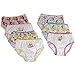 Disney Girls' Little Princess Underwear Mulipacks, Belle7pk, 4