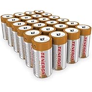 Tenergy 1.5V C Alkaline LR14 Battery, High Performance C Non-Rechargeable Batteries for Clocks, Remotes, Toys & Electronic Devices, Replacement C Cell Batteries, 24-Pack