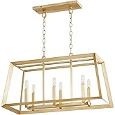 Cyan Design 10381 Hyperion Island Pendant, 6-Light 360 Total Watts, Aged Silver Leaf