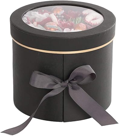 Regalo de Flores para Siempre Caja de regalo de jabón de rosas, caja de regalo redonda,