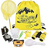 kilofly 9-in-1 Kids Nature Explorer Kit Fun Backyard Bug Catching Adventure Pack