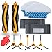 aoteng Replacement for Ecovacs Deebot M80 M80 Pro DT85 DT83 DM81 DM85 Robot Vacuum Cleaner Accessory kit (Set 1)