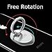 Phone Ring Stand Holder, TORRAS Universal 360 Degree Rotation Cell Phone Finger Holder Ring Grip Kickstand for iPhone, iPad, Samsung, Htc, Nokia, Smart phones, Tablets