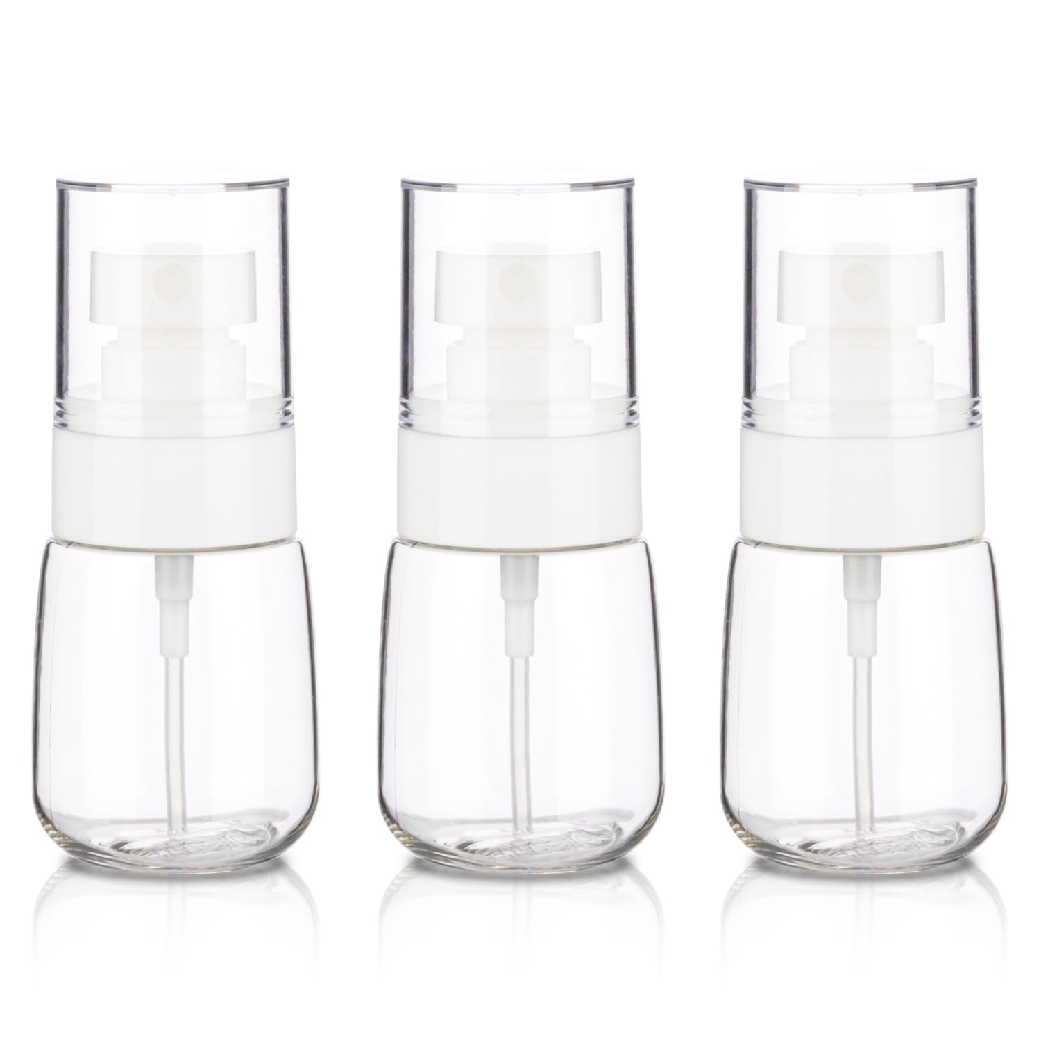 Photo 1 of GIVITASOT 3pack Small Spray Bottle, 1oz Mini Spray Bottles, Clear Empty Travel Spray Bottle, Fine Mist Plastic Spray Bottles