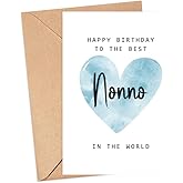 MoltDesigns Happy Birthday To The Best Nonno In The World Card - Nonno Birthday Card - Father's Day Gift - Greeting Card