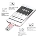 [Apple MFi Certified] USB 3.0 Flash Drive for iPhone iPad, GMYLE Mini External Storage Memory Expansion USB Stick with Lightning Connector (128GB) (Rose Gold)