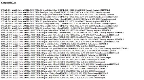 Volvo 30663811, Windshield Washer Fluid Reservoir