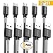 Micro USB Cable, Puridea 3Ft 5Pack Extra Micro USB to USB 2.0 Cable, A Male to Micro B Charge and Sync Cord for Android/Windows/MP3/Camera and Other Device