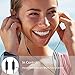 Sports Earbuds, Ear Pods Running Fitness Wired Headphones over ear Workout Earbuds with Microphone Jogging Gym Exercise Earphones for Phones working out. (BLUE)