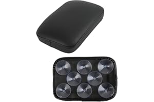 ZEEKEE Motorcycle Rear Pillion Passenger Pad Seat for Honda/Leather Pillion Pad 8 Suction Cup Rear Passenger Seat/Motorbike Solo Seat Rear Cushion for Harley Sportster Softail Touring XL883 1200 Bikes