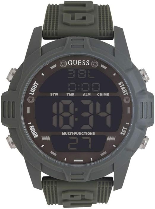 guess men's digital watch