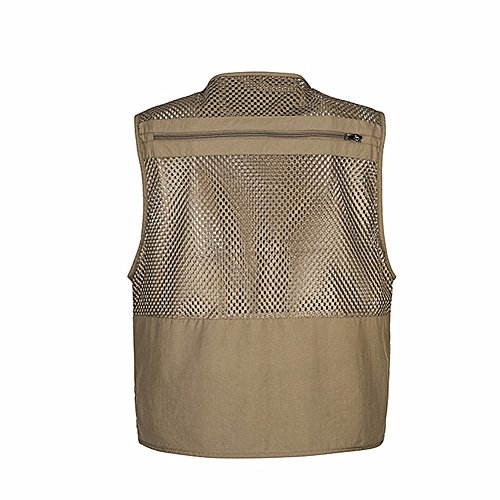 Lightinthebox Gilet De Pêche Multi-poches Respirant En Maille Pour Photographie En Plein Air, Pêche, Chasse, Camping, Voyages Et Sports