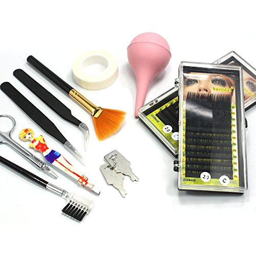 New Professional Eyelash Extension False Eye Lash Full Kit Set with