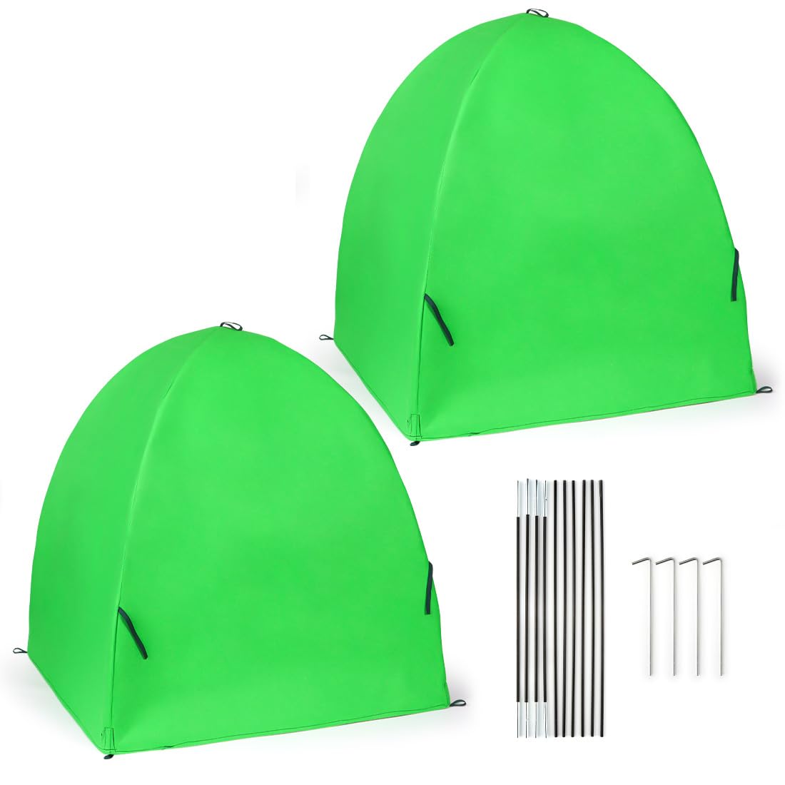 Photo 1 of Frost Covers for Plants, 2-Pack Durable Plant Covers Freeze Protection, Reusable Tree Cover for Winter, Plant Tents Grow Bag Outdoor
