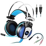 KOTION EACH GS500 Professional 3.5mm PC Stereo Gaming Headset, Bass Headphones, 