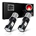 SIRIUSLED Extremely Bright 35W 2835 Chipset 21 SMD LED Bulbs with Projector for Car Turn Signals Daytime Running DRL Brake Tail Lights Dual Brightness 1156 1156A 7506 Red