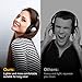 ONEISALL Bluetooth Headphones Over Ear, Wireless Headset with Hi-Fi Deep Bass, Foldable, Comfortable Protein Earpads, Light Wireless Headphones w/Built-in Microphone and Wired Mode for TV/PC/Cellphone