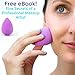 Beauty Sponge for Professional Makeup! Promotes a Flawless Appearance! Designed with New Antimicrobial Vegan Foam for a Smooth Complexion, Enhance Your Beauty Experience Today!
