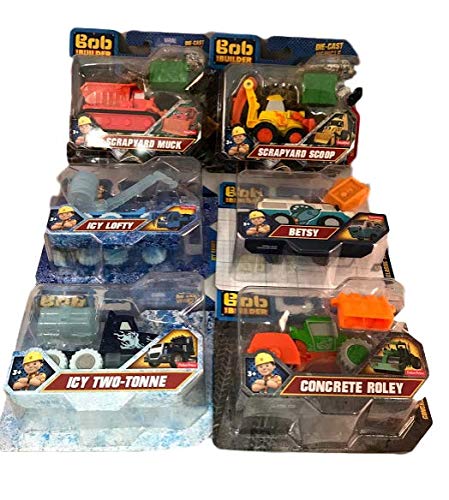 Bob The Builder Die Cast Vehicle Bundle Betsy ICY Two Tonne Lofty Scrapyard Muck Scoop Concrete Roley