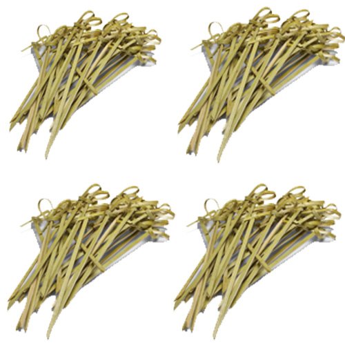 Ezee Bamboo Knot Skewers - 5 Inches (400 Pieces)