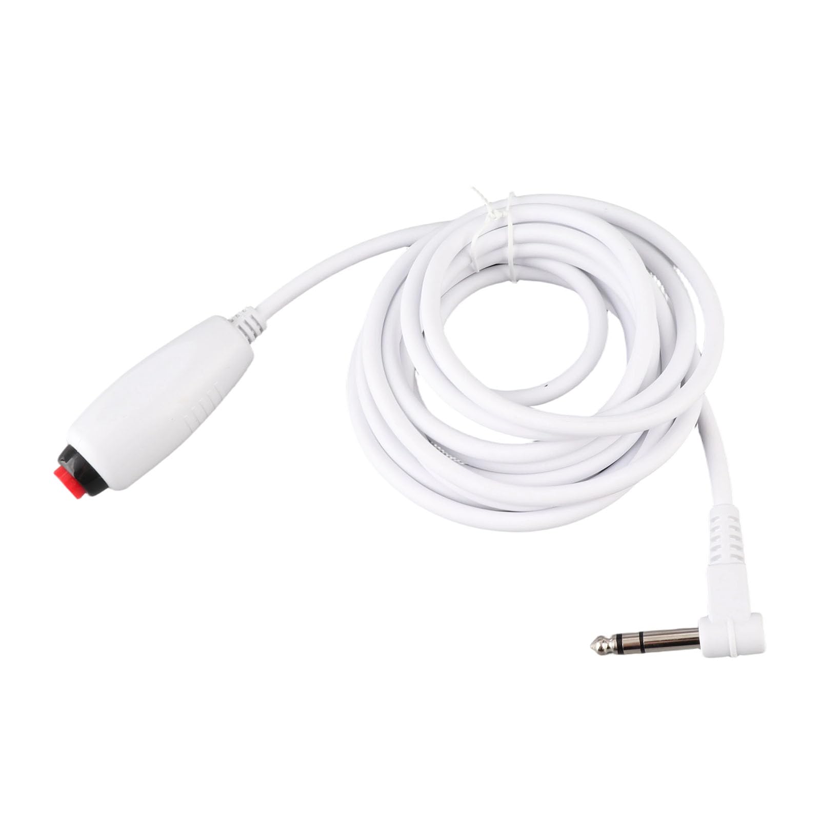 Nurse Call Button, Universal 6.35mm Interface Nurse Call Cable, Push to Call Button Replacement Cord with Clip, Emergency Nurse Call Alarm Cord for Nurse Station Home Elderly Patient