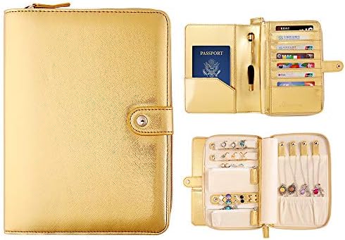 Travel Jewellery Organiser, Jewelry Case Holder Pouch and Roll for Women