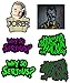 OwnTheAvenue Joker Hahaha Serious Super Bad Evil Vinyl Decal Sticker Pack Lot of 6 Stickers