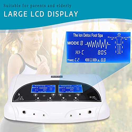 LeCuag Ionic Detox Foot Spa Machine, Dual Ionic Foot Spa Detox Machine