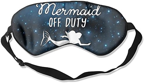 Sleeping Eye Mask Mermaid Off Duty Natural Silk Eye Mask Cover With Adjustable Strap